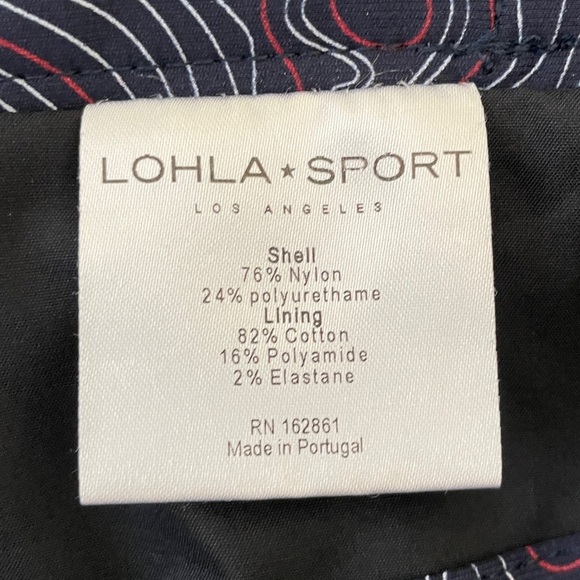 Lohla Sport Women’s‎ Golf Skirt/Skort Ink Swirl Blue Red White size 6 - Picture 5 of 7